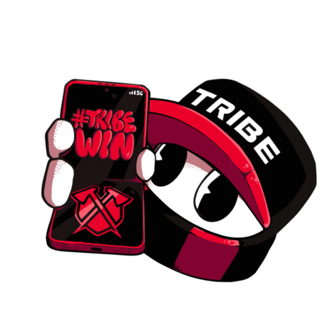 Art Win Sticker by Tribe Gaming