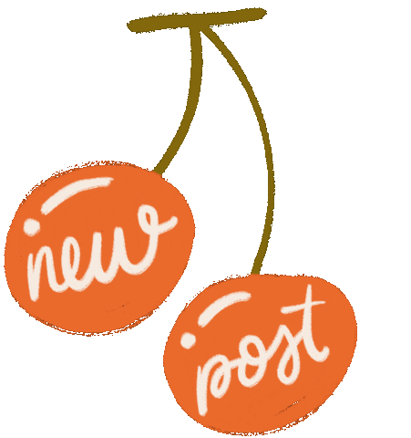 Post Fruit Sticker by littleevergreenco
