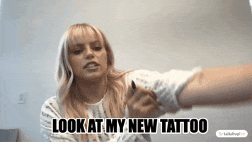 New Tattoo Look GIF by TalkShopLive