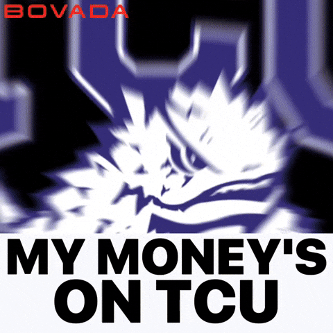 Tcu Football Frogs GIF by Bovada