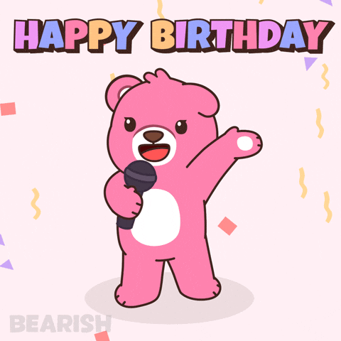 Happy Birthday Singing GIF by BEARISH