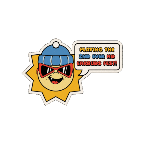 Sticker by No Earbuds!