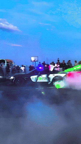 Drifting Cop Car GIF by Street Society