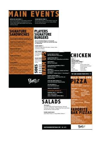 Players Sports Bar & Grille Sticker