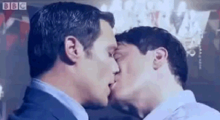Bisexual Kissing Gif - Homosexual love GIFs - Get the best GIF on GIPHY