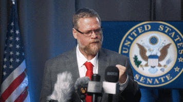 Angry Press Conference GIF by BabylonBee