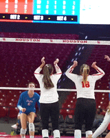 University Of Houston Volleyball GIF by Coogfans