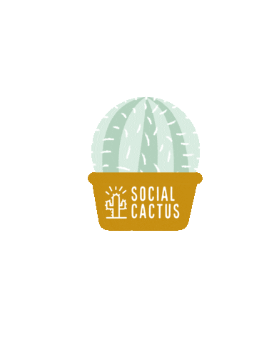 Social Cactus Coaching Sticker