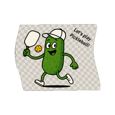 Pickleball Pickle Sticker