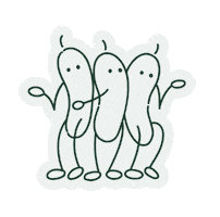 Hungry Vegan Sticker by CiaoPickles