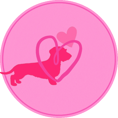 Dackelliebe Sticker by Freda & Friends