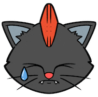 Cat Cry Sticker