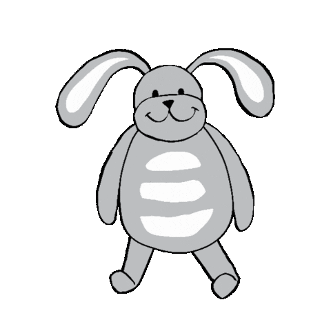 Bunny Sticker by Sleepytot