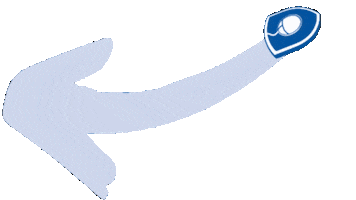 Press Here Arrow Sticker by Argentina Cibersegura