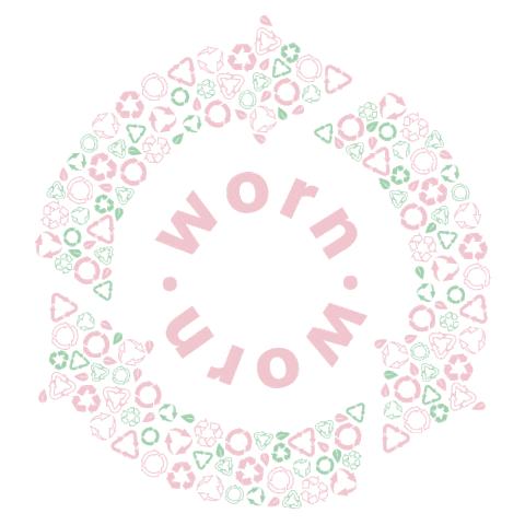 worn. Sticker