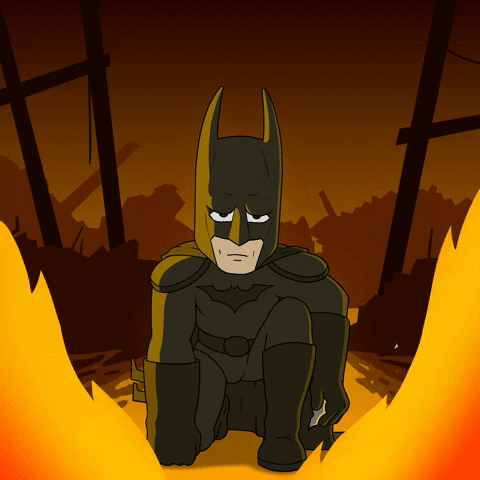 Fire Batman GIF
