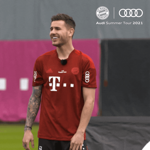 Lucas Hernandez Reaction GIF by FC Bayern Munich