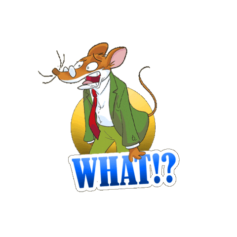 Cosa What Sticker by Geronimo Stilton
