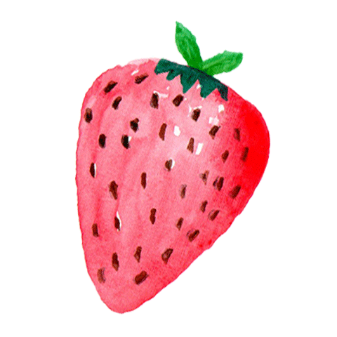 Fruit Strawberry Sticker