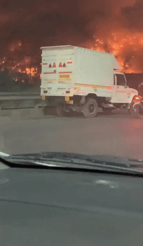 Climate Change Fire GIF by Storyful
