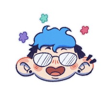 Happy Sticker