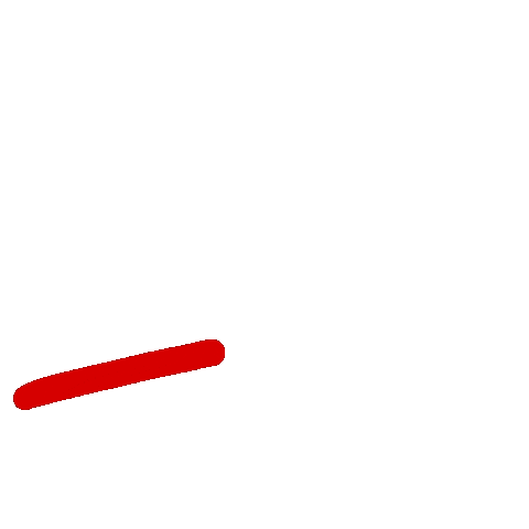 elisalaoshi rojo linea minimalista senalar Sticker