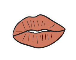 Makeup Kissing Sticker