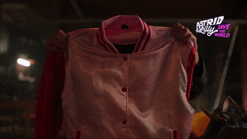Clothes Jacket GIF by Astrid and Lilly Save The World