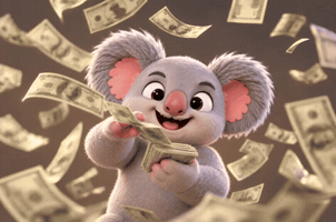 Pay Me Make It Rain GIF by Barely Bearz