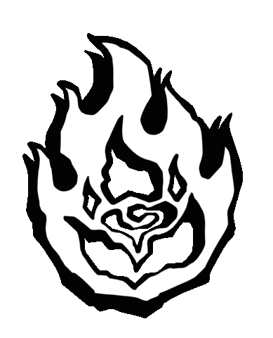 Logo Burn Sticker by M I A O