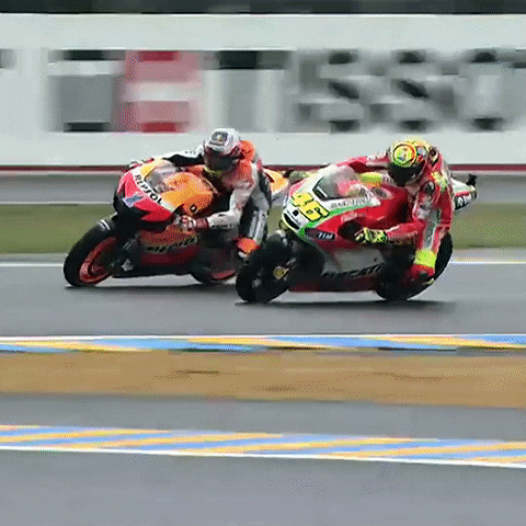 Overtaking Le Mans GIF by MotoGP