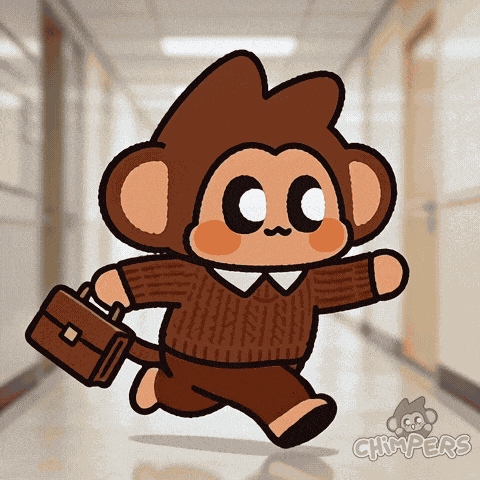 On My Way Running GIF by Chimpers
