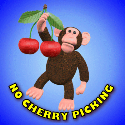 Monkey Cherry GIF