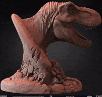 Sculpting Jurassic Park GIF