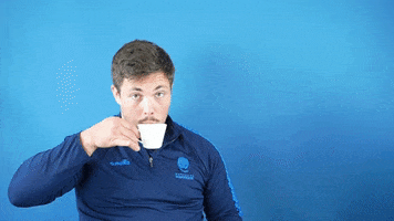 Coffee Drink GIF by Worcester Warriors