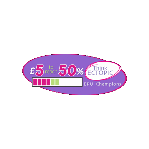 Think Ectopic Sticker by The Ectopic Pregnancy Trust