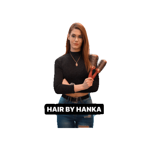 Hannah Hanka Sticker by Level10hairsalon
