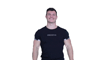 Biceps Valentin Sticker by Edelvetica