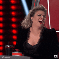 Kelly Clarkson Laughing GIF by The Voice