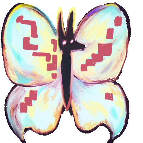 Fly Butterfly Sticker by Gabriel