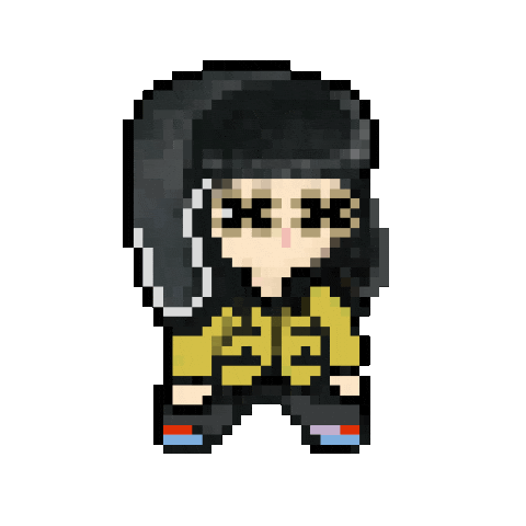 G Dragon Pixel Sticker