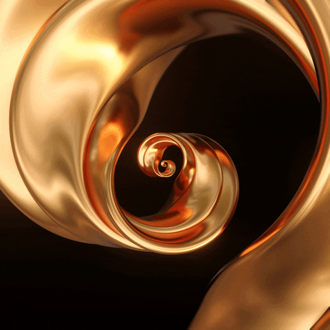 Spiral Ribbon GIF by Feliks Tomasz Konczakowski