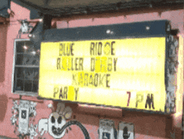 Party Karaoke GIF by Blue Ridge Roller Derby