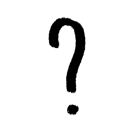 Questionmark What Sticker