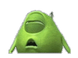 Monsters Inc Mike Sticker