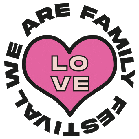 We Are Family Group Sticker