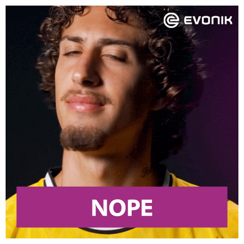Borussia Dortmund No GIF by Evonik