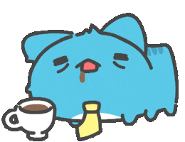 Tired Coffee Sticker by Capoo