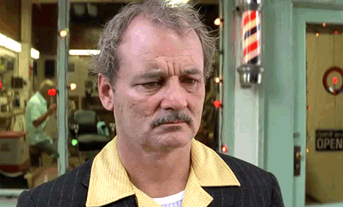 Contemplating Bill Murray GIF - Find & Share on GIPHY