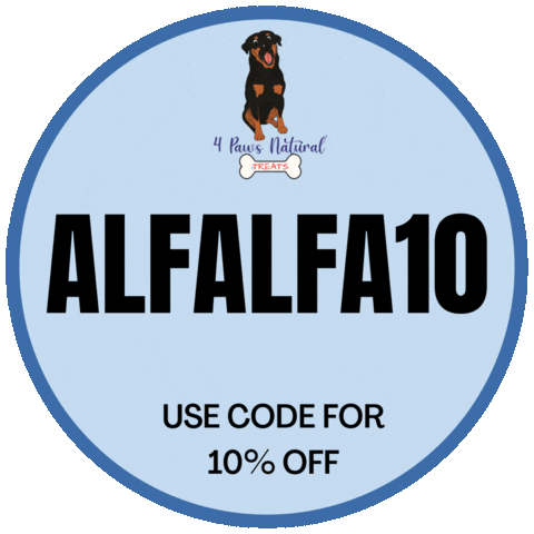 Dogtreats Sticker by 4 Paws Natural Treats